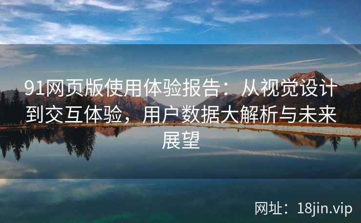 91网页版使用体验报告：从视觉设计到交互体验，用户数据大解析与未来展望