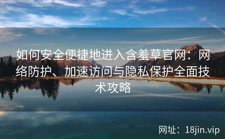 如何安全便捷地进入含羞草官网：网络防护、加速访问与隐私保护全面技术攻略